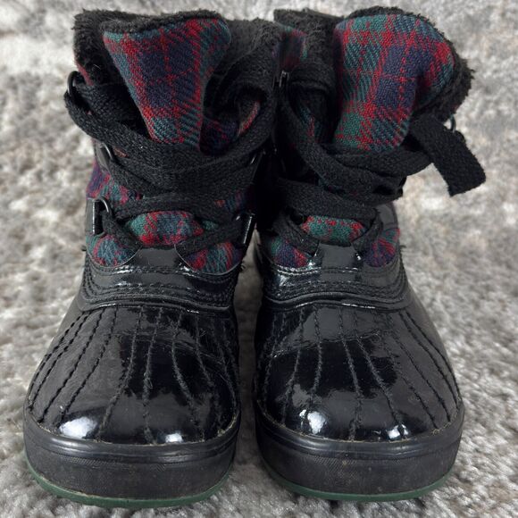 Sorel Sz 6 Waterproof Plaid Warm Lined Tivoli Winter Snow Boots Laced - Picture 2 of 11